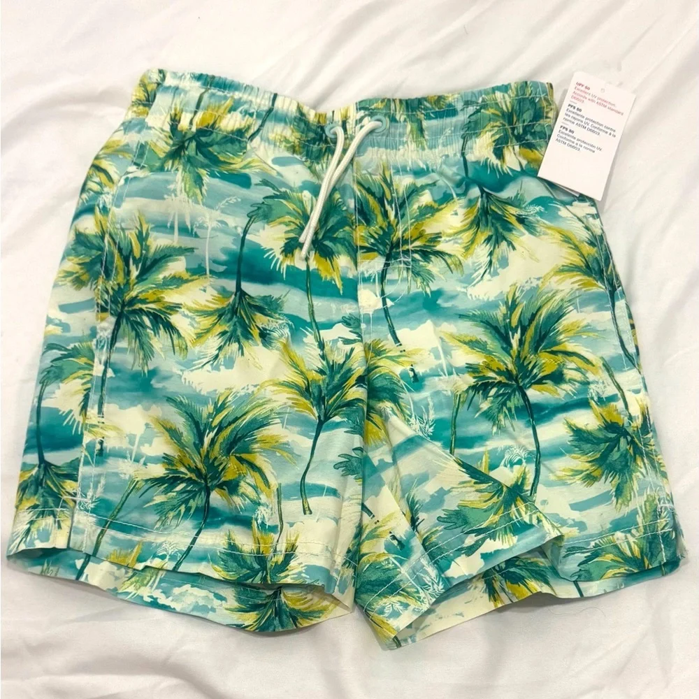 Old Navy NWT boy's Tropical swim trunk size 8 KIDS PURCHASE GETS A FREE PIECE